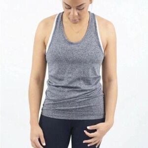 Zyia active Grey Fog Copper Charge Tank size M EUC